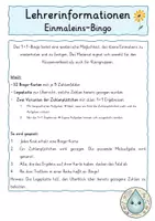 Vorschau - Spiele - Einmaleins Bingo - Seite 1