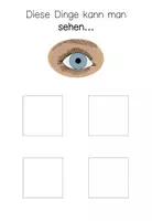 Vorschau - Arbeitsblätter - 5 Arbeitsblätter zu allen 5 Sinnen - inkl Tafelmaterial - Seite 2