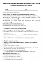 anteprima - Compiti in classe/Test - ESAME Confrontare vita su palafitte con quella in pianura - Pagina 1