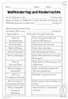Vorschau - Arbeitsblätter - Arbeitsblatt: Weltkindertag - Seite 3