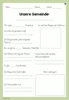Vorschau - Arbeitsblätter - Arbeitsblatt: Unsere Gemeinde - Seite 2