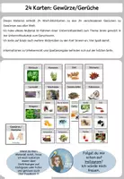 Vorschau - Bildkarten - 24 Wort-Bildkarten Gewürze Gerüche - Deckblatt