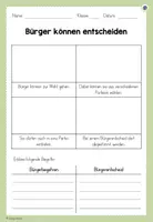 Vorschau - Arbeitsblätter - Arbeitsblatt: Entscheidungen der Bürger - Seite 2