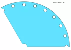 Vorschau - Spiele - blaue Chancenrad Bastelvorlage - editierbar (mit Bastelanleitung) - Seite 1