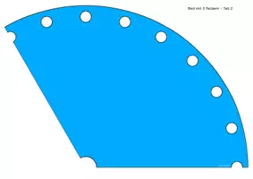 Vorschau - Spiele - blaue Chancenrad Bastelvorlage - editierbar (mit Bastelanleitung) - Seite 2