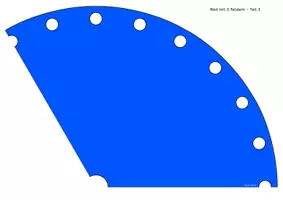 Vorschau - Spiele - blaue Chancenrad Bastelvorlage - editierbar (mit Bastelanleitung) - Seite 3