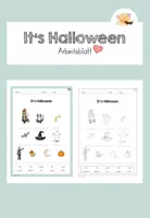 Vorschau - Arbeitsblätter - Arbeitsblatt: It's Halloween - Deckblatt