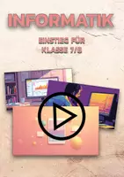 Vorschau - Präsentationen/Tafelbilder - Einstieg: Informatik & EVA-Prinzip (VIdeo- & Diagrammaufg.) - Deckblatt