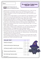 Vorschau - Arbeitsblätter - Die gesellige Fledermaus - Magischer Lesetext - Seite 1