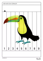 Vorschau - Spiele - Zahlenpuzzle zum Erlernen der Zahlen im Zahlenraum bis 9 - Seite 3