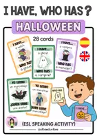 Aperçu - Préparation de séance / Séance complète - Halloween ( I have, who has?) (Game) - Page de couverture