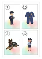Vorschau - Unterrichtsreihen - Materialpaket - Polizei XXL Paket Wortschatzpaket - DaZ/DaF, Deutsch, Sachunterricht (Grundschule) - Seite 2