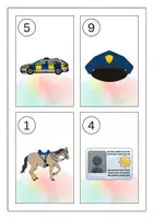 Vorschau - Unterrichtsreihen - Materialpaket - Polizei XXL Paket Wortschatzpaket - DaZ/DaF, Deutsch, Sachunterricht (Grundschule) - Seite 3