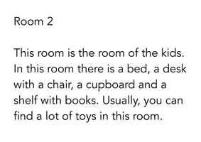 Vorschau - Arbeitsblätter - Texts & Worksheet: Rooms in a house - Seite 2