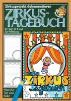 Vorschau - Arbeitsblätter - Zirkus-Tagebuch Klasse 1 bis 4, Dokumentation Zirkusprojekt - Deckblatt