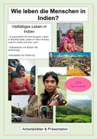 Vorschau - Stundenentwürfe - Wie leben die Menschen in Indien? - Vielfältiges Leben in Asien - Deckblatt