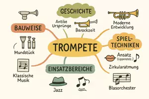 Vorschau - Arbeitsblätter - Lernposter + AB mit Fragen zum Thema "Trompeten" + Lösungsblatt + Mindmap + Infografik - Seite 3