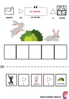 anteprima - Esercizi - CAA: lettura e scrittura frasi sugli animali - Pagina 3