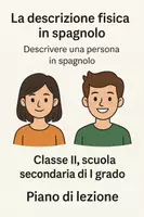 anteprima - Piani di lezione - Piano di lezione: descrivere una persona in spagnolo - Pagina di copertina