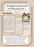 Vorschau - Bildkarten - Materialpaket - Ritualisierte Elemente im Ethikunterricht - Seite 1
