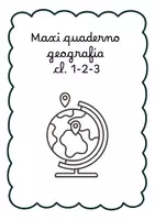anteprima - Serie di lezioni - Maxi quaderno GEOGRAFIA classi 1-2-3 - Pagina di copertina