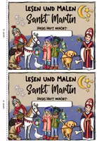 Vorschau - Arbeitsblätter - Sankt Martin | Lesen und Malen | Klasse 2/3 - Seite 1