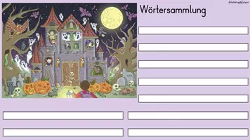 Vorschau - Fördermaterial/Inklusion - Bildergeschichte | Halloween | Digitale Tafelbilder - Seite 3
