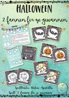 Vorschau - Spiele - Halloween 2 fannen fir ze gewannen Wuertschatzspill - Deckblatt