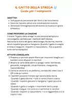 anteprima - Flashcard - IL GATTO DELLA STREGA - canzone di movimento per infanzia - Pagina 1