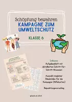 Vorschau - Stundenentwürfe - Schöpfung bewahren - Kampagne erstellen - Deckblatt