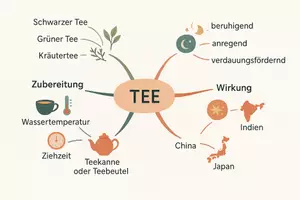 Vorschau - Arbeitsblätter - AB mit Fragen zum Thema "Tee" + Lösungsblatt + Mindmap + Infografik - Seite 2