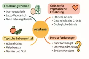 Vorschau - Arbeitsblätter - Arbeitsblatt "Vegetarier" + Onlineübung & MP3 + Mindmap + Infografik - Seite 2