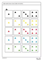 Vorschau - Bildkarten - Seriation - Formen zählen und sortieren - Seite 3