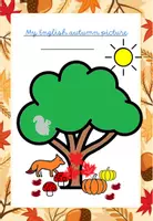 Vorschau - Arbeitsblätter - autumn - draw a picture cover - Seite 1