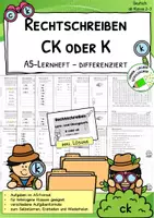 Vorschau - Arbeitsblätter - Materialpaket „ck & tz – Rechtschreibtraining“ - Seite 1