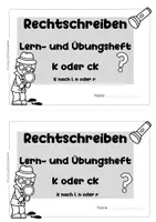Vorschau - Arbeitsblätter - ck oder k - A5-Lernheft - Erarbeitung - Übung - Festigung - Arbeitsblätter - Seite 3