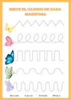 Vista previa - Hojas de trabajo - Cuaderno Disgrafía Infantil y Primaria (62 Actividades) - página 2