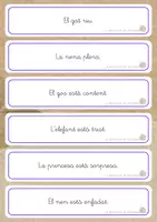 Vista previa - Refuerzo / NEE / Materiales de apoyo - MOSTRA. TARGETES - LECTURA DINÀMICA - página 3