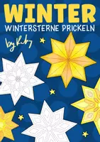 Vorschau - Mal- und Bastelvorlagen - Sterne Prickeln im Winter - Fensterbilder für Weihnachten - Deckblatt