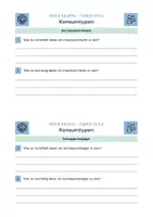 Vorschau - Arbeitsblätter - Konsumverhalten - AB + Lösungen + Präsentation - Deckblatt