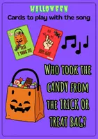 Vista previa - Juegos / Gamificación - Who took the candy from the trick or treat bag?- Song card game - Portada