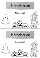 Vorschau - Arbeitsblätter - Herbstferien Miniheft Halloween Klasse 1 - Seite 2