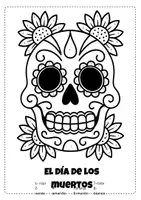 Vorschau - Arbeitsblätter - Dia de los muertos - Deckblatt