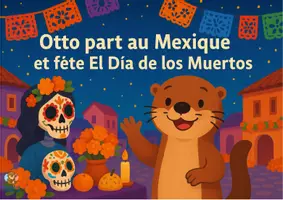 Aperçu - Affichage - Kamishibai : Otto part au Mexique et fête El dia de los muertos - Page de couverture
