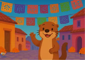 Aperçu - Affichage - Kamishibai : Otto part au Mexique et fête El dia de los muertos - Page 1