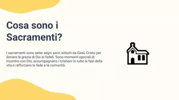 anteprima - Presentazioni / Lavagne - I sette sacramenti e il loro significato - Pagina 2