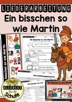 Vorschau - Stundenentwürfe - "Ein bisschen so wie Martin": Liederarbeitung und Visualisierung - Deckblatt