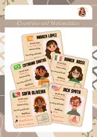 Vista previa - Juegos / Gamificación - COUNTRIES AND NATIONALITIES - PASSPORTS - Portada