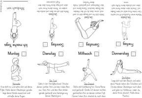 Vorschau - Bildkarten - Homeschooling Yoga-Minibuch - Seite 1