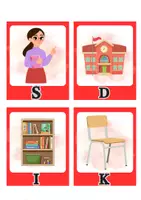 Vorschau - Arbeitsblätter - Lesespaziergang "At school" - Seite 3